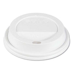 DART - Traveler Cappuccino Style Dome Lid, Fits 10 oz Cups, White, 100/Pack, 10 Packs/Carton - Industrial Tool & Supply