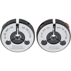 SPI - Ring Thread Go/No Gages Go/No Go: Go; No Go Thread Size: #8-32 - Industrial Tool & Supply