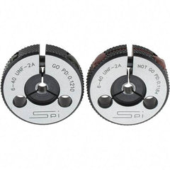 SPI - Ring Thread Go/No Gages Go/No Go: Go; No Go Thread Size: #6-40 - Industrial Tool & Supply