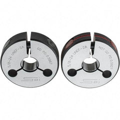 SPI - Ring Thread Go/No Gages Go/No Go: Go; No Go Thread Size: 5/8-24 - Industrial Tool & Supply