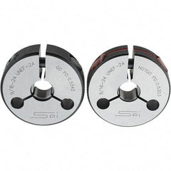 SPI - Ring Thread Go/No Gages Go/No Go: Go; No Go Thread Size: 9/16-24 - Industrial Tool & Supply