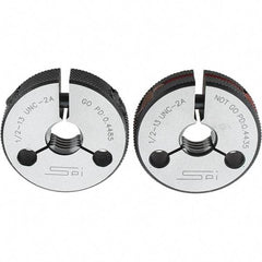 SPI - Ring Thread Go/No Gages Go/No Go: Go; No Go Thread Size: 1/2-13 - Industrial Tool & Supply