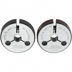 SPI - Ring Thread Go/No Gages Go/No Go: Go; No Go Thread Size: 5/16-32 - Industrial Tool & Supply