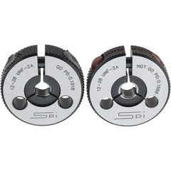 SPI - Ring Thread Go/No Gages Go/No Go: Go; No Go Thread Size: #12-28 - Industrial Tool & Supply