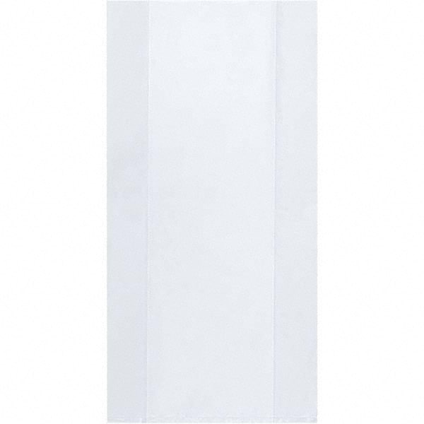 Value Collection - Pack of (1,000), 8 x 18", 2 mil Gusseted Poly Bags - Industrial Tool & Supply