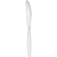 Solo - Extra-Heavy Polystyrene Knives - White - Industrial Tool & Supply