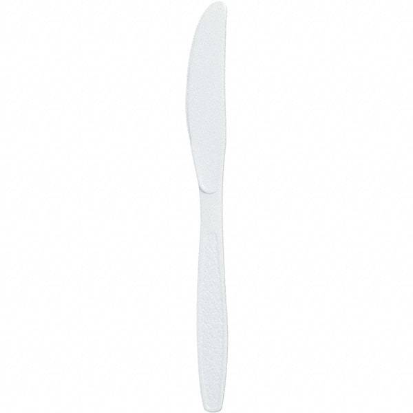 Solo - Extra Heavyweight Plastic Knives - White - Industrial Tool & Supply
