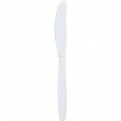 Solo - Extra Heavyweight Plastic Knives - White - Industrial Tool & Supply