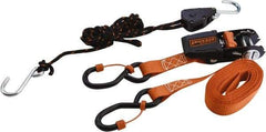 Erickson Manufacturing - 6/10' Long x 3/4" Wide, 600 Lb Basket Capacity, Polyester Web Sling - Red - Industrial Tool & Supply