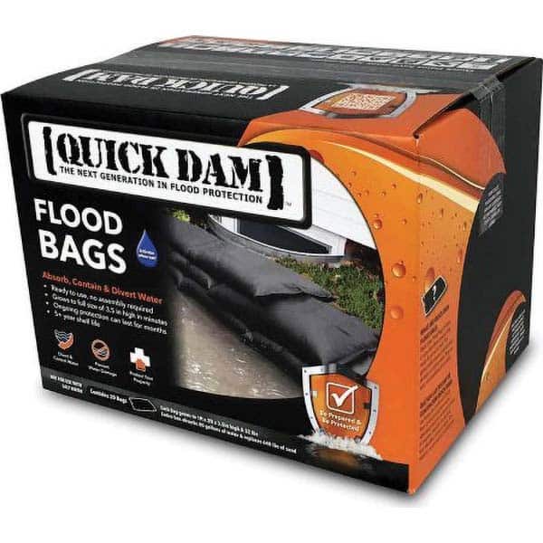 Quick Dam - Gully Guards, Silt Fences & Sandbags Type: Flood Barrier Application: Stormwater - Industrial Tool & Supply