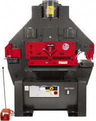Edwards Manufacturing - 11" Throat Depth, 120 Ton Punch Pressure, 1-1/2" in 1" Punch Capacity Ironworker - 10 hp, 3 Phase, 460 Volts, 60" Wide x 84" High x 60" Deep - Industrial Tool & Supply