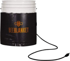 Powerblanket - 1" Long x 11" Wide, Flat, Plastic/Aluminum, Pail Heater - 240 VAC, Flat Back - Industrial Tool & Supply