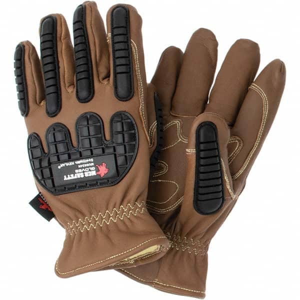 MCR Safety - Arc Flash & Flame Protection Gloves Protection Type: Arc Flash Material Type: Leather or Synthetic Leather - Industrial Tool & Supply