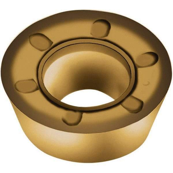 Walter - RDMT1204M0 D57 Grade WKP35G Carbide Milling Insert - TiAlN/TiN Finish, 4.76mm Thick, 12mm Inscribed Circle, 6mm Corner Radius - Industrial Tool & Supply