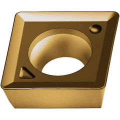 Walter - MPMX0803 F57 Grade WKP35G Carbide Milling Insert - TiAlN/TiN Finish, 1/8" Thick, 8mm Inscribed Circle, 0.5mm Corner Radius - Industrial Tool & Supply