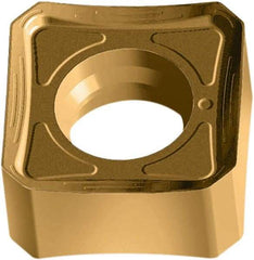 Walter - SNMX1205 F27 Grade WKP35G Carbide Milling Insert - TiAlN/TiN Finish, 6.4mm Thick, 1/2" Inscribed Circle, 0.8mm Corner Radius - Industrial Tool & Supply