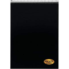 TOPS - 70 Sheet, 8-1/2 x 11-3/4", Project Planner - Black - Industrial Tool & Supply