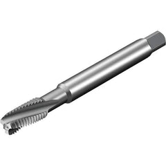 Sandvik Coromant - 4 Flute 6HX Spiral Flute Tap - Powdered Metal High Speed Steel, AlCrN Finish - Industrial Tool & Supply