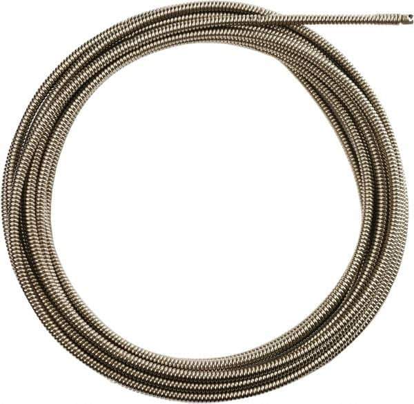 Milwaukee Tool - 1/2" x 50' Drain Cleaning Machine Cable - Inner Core, 1-1/4" to 2-1/2" Pipe, Use with Milwaukee Drain Cleaning Tools - Industrial Tool & Supply