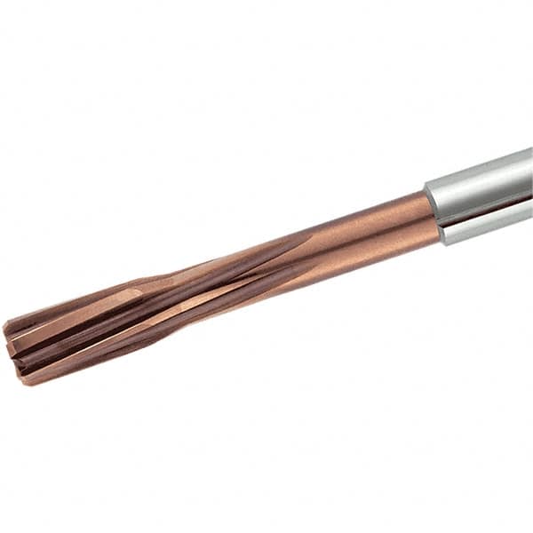 Iscar - 7mm Solid Carbide 6 Flute Chucking Reamer - Industrial Tool & Supply