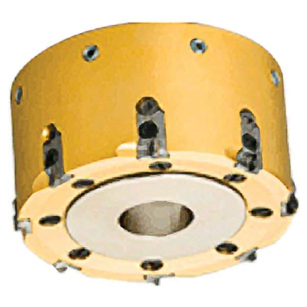 Iscar - 5 Inserts, 63mm Cut Diam, 22mm Arbor Diam, 2.5mm Max Depth of Cut, Indexable Square-Shoulder Face Mill - 0/90° Lead Angle, 50mm High, CA-SPM Insert Compatibility, Through Coolant, Series AluFraise - Industrial Tool & Supply