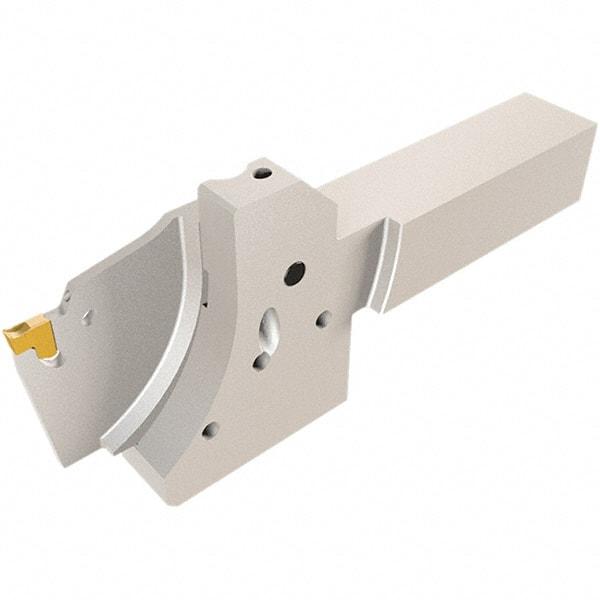 Iscar - SGAF, External, Left Hand, 1.8 to 2.69mm Groove Width, Indexable Grooving Tool Holder - GF.. 2 Insert Compatibility, 10mm Shank Height, 10mm Shank Width, 120mm OAL - Industrial Tool & Supply