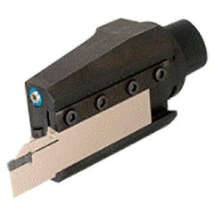 Iscar - Tool Block Style C#-TBK, 32mm Blade Height, Indexable Cutoff Blade Tool Block - Through Coolant, Series CAMFIX - Industrial Tool & Supply