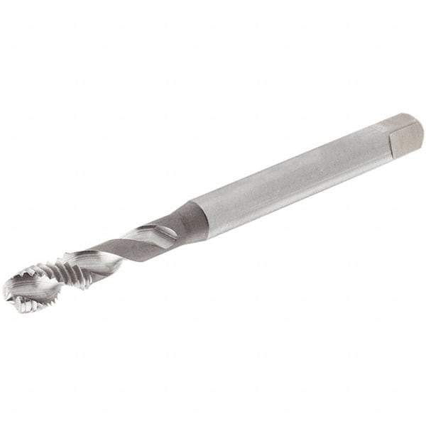 Iscar - M10x1.00 Metric Fine 3 Flute 6HX Modified Bottoming Spiral Flute Tap - High Speed Steel, 90mm OAL, Right Hand Flute, Right Hand Thread, Series TPST M - Exact Industrial Supply