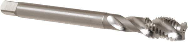 Iscar - M12x1.75 Metric Coarse 3 Flute 6H Modified Bottoming Spiral Flute Tap - Cobalt, Uncoated, 110mm OAL, Right Hand Flute, Right Hand Thread, Series TPS M - Exact Industrial Supply