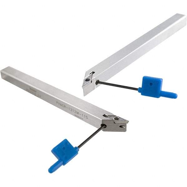 Iscar - PVAC, Right Hand Cut, 5/8" Shank Height x 5/8" Shank Width, Neutral Rake Indexable Turning Toolholder - 5.905" OAL, VC.T 22.. Insert Compatibility, Series Isoturn - Industrial Tool & Supply