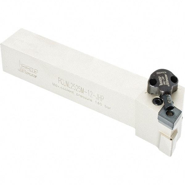 Iscar - PCLN, Left Hand Cut, 1" Shank Height x 1" Shank Width, Negative Rake Indexable Turning Toolholder - 6" OAL, CN.. Insert Compatibility, Series Heliturn - Industrial Tool & Supply