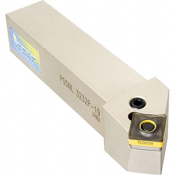 Iscar - PTGN, Left Hand Cut, 3/4" Shank Height x 3/4" Shank Width, Negative Rake Indexable Turning Toolholder - 4-1/2" OAL, Multiple Insert Compatibility, Series Heliturn LD - Industrial Tool & Supply