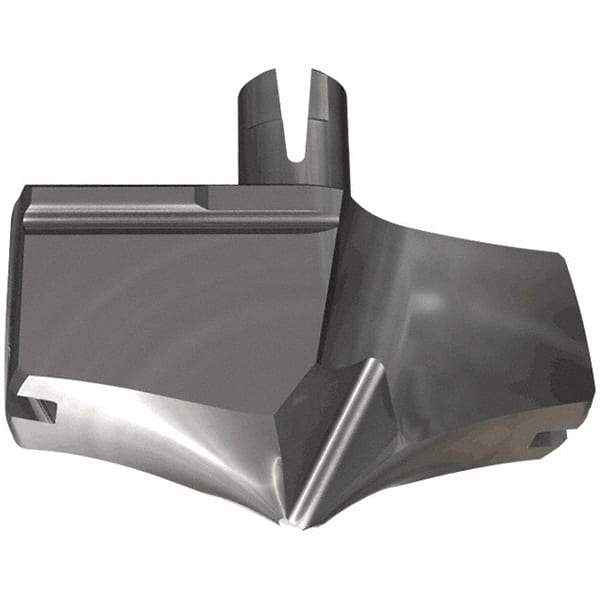 Iscar - Series HFP-IQ, 33.2mm Diam Grade IC908 Replaceable Drill Tip - Carbide, TiAlN/TiN Finish, 34 Seat Size - Industrial Tool & Supply