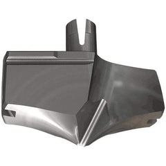 Iscar - Series HFP-IQ, 33.2mm Diam Grade IC908 Replaceable Drill Tip - Carbide, TiAlN/TiN Finish, 34 Seat Size - Industrial Tool & Supply