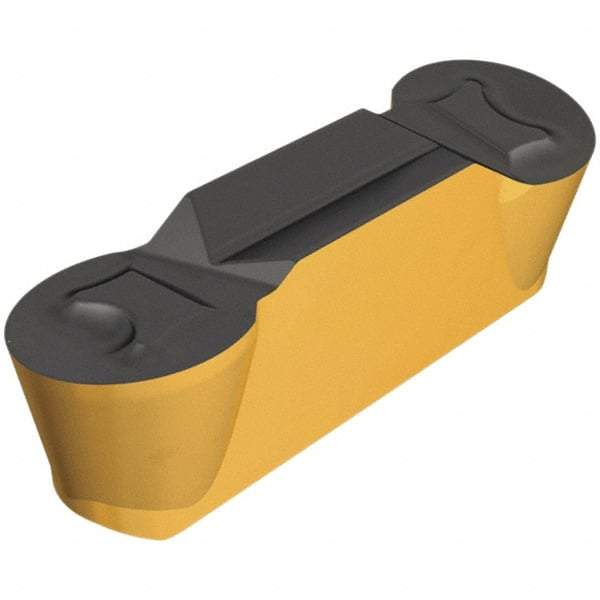 Iscar - 5025HFPL Grade IC806, 5mm Cutting Width Carbide Grooving Insert - 2.5mm Max Depth of Cut, Left Hand, 2.5mm Corner Radius, AlTiN Finish - Industrial Tool & Supply