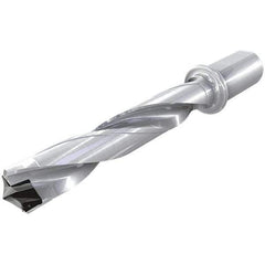 Iscar - 1.299 to 1.335" Diam, 5xD, 6.49" Max Drill Depth, 1-1/4" Shank Diam, 10.36" OAL, Replaceable Tip Drill - HFP-IQ Insert, 33 Seat Size, DFN Toolholder, Series ChamIOdrill - Industrial Tool & Supply