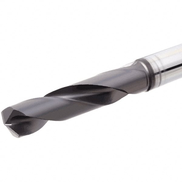 Iscar - 6.3mm 140° Solid Carbide Jobber Drill - Industrial Tool & Supply