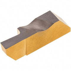 Iscar - 3189INGD Grade IC807, 4.8mm Cutting Width Carbide Grooving Insert - 6.35mm Max Depth of Cut, Left Hand, 0.57mm Corner Radius, TiAlN/TiN Finish - Industrial Tool & Supply