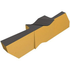Iscar - 3094INGT Grade IC807, 2.39mm Cutting Width Carbide Grooving Insert - 6.99mm Max Depth of Cut, Right Hand, 0.19mm Corner Radius, TiAlN/TiN Finish - Industrial Tool & Supply