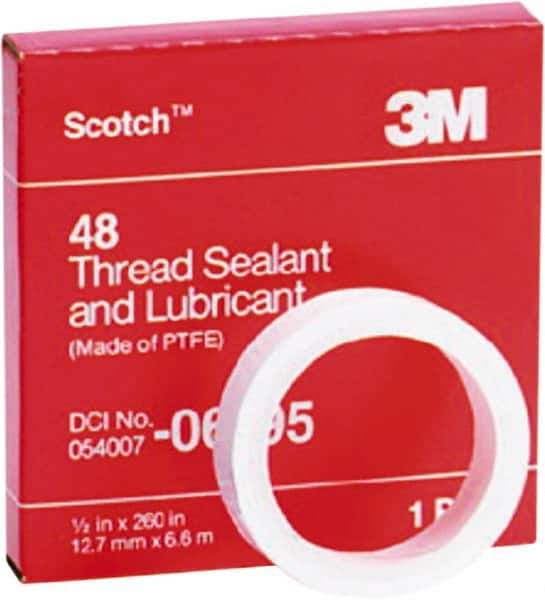 3M - 1" Wide x 520" Long General Purpose Pipe Repair Tape - 3 mil Thick, -450 to 500°F, White - Industrial Tool & Supply