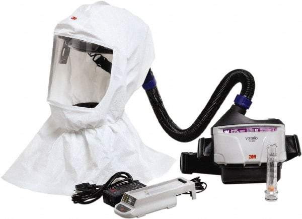 3M - Adjustable PAPR System - Headcover Headgear, Window, Use for Powder Handling - Industrial Tool & Supply