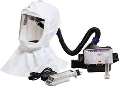 3M - Adjustable PAPR System - Headcover Headgear, Window, Use for Powder Handling - Industrial Tool & Supply
