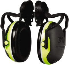 3M - Hard Hat Cap Mounted Black Earmuffs - 26 NRR Rating - Industrial Tool & Supply