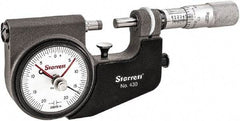 Starrett - Mechanical Indicating Micrometers Minimum Measurement (Inch): 0 Maximum Measurement (Inch): 1 - Industrial Tool & Supply