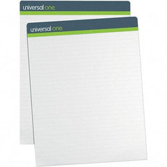 Universal One - 50 Sheet, 27 x 34", Easel Pad - White - Industrial Tool & Supply