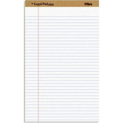 TOPS - 50 Sheet, 8-1/2 x 14", Legal/Wide (Style) Legal Pad - White - Industrial Tool & Supply