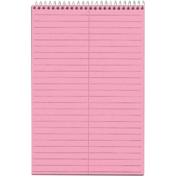 TOPS - 80 Sheet, 6 x 9", Gregg Steno Book - Pink - Industrial Tool & Supply