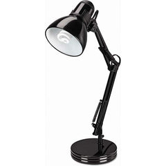 ALERA - Task Lights Fixture Type: Desk Color: Black - Industrial Tool & Supply