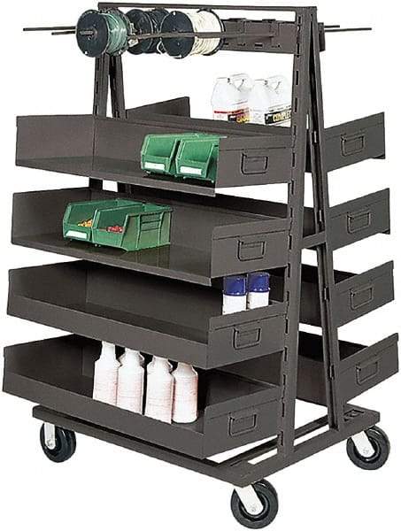 Valley Craft - 38" Wide x 63" High x 40" Deep, A-Frame Cart - 2,500 Lb Capacity - Industrial Tool & Supply