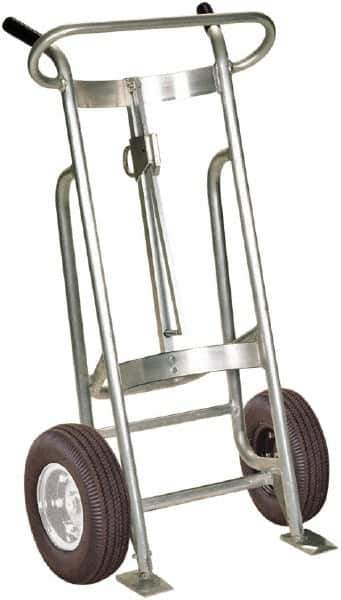 Valley Craft - 800 Lb Load Capacity, 30 & 55 Gal Drum Hand Truck - For 30 Gal & 55 Gal Drums - Industrial Tool & Supply